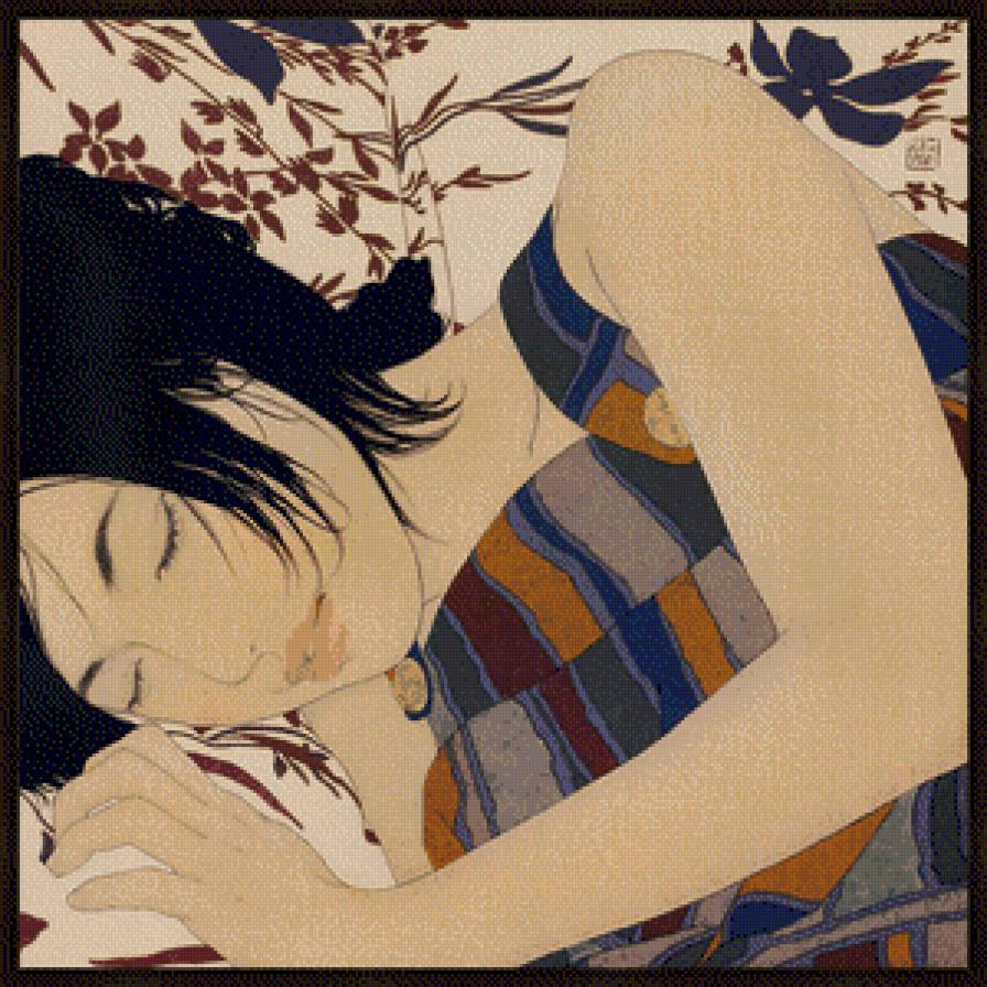 Yasunari Ikanaga Art 4 - монохром, женщина, япония, девушка - предпросмотр