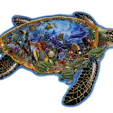 Схема вышивки «Хаед Черепаха и Красное море»