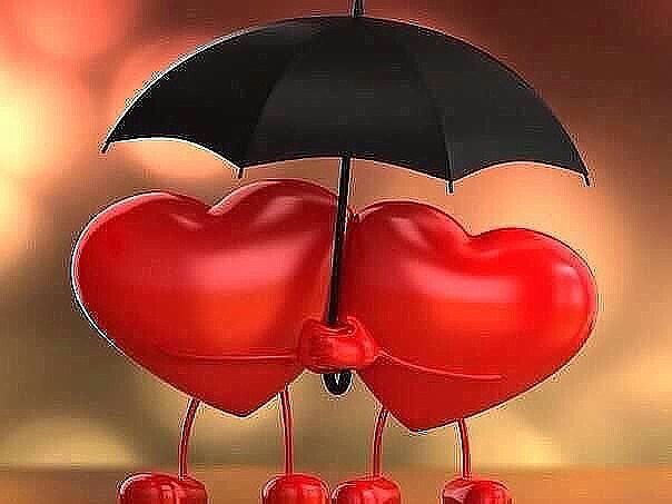 два сердца - любовь - оригинал