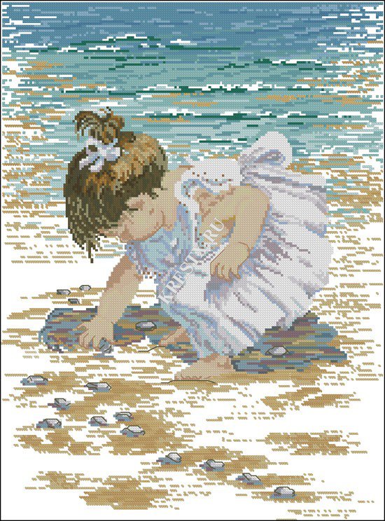 Ракушки - море, дети - оригинал