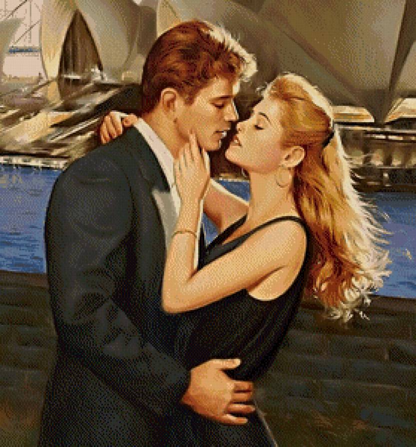 Серия "Двое" - парень, поцелуй, чувства, любовь, девушка - предпросмотр