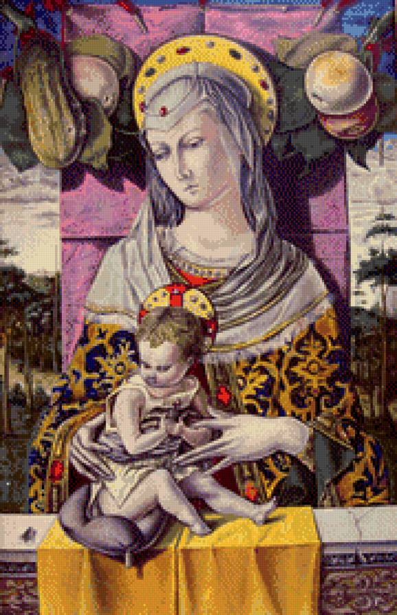 №954937 - мадонна с младенцем, икона, религия, картина, искусство - предпросмотр