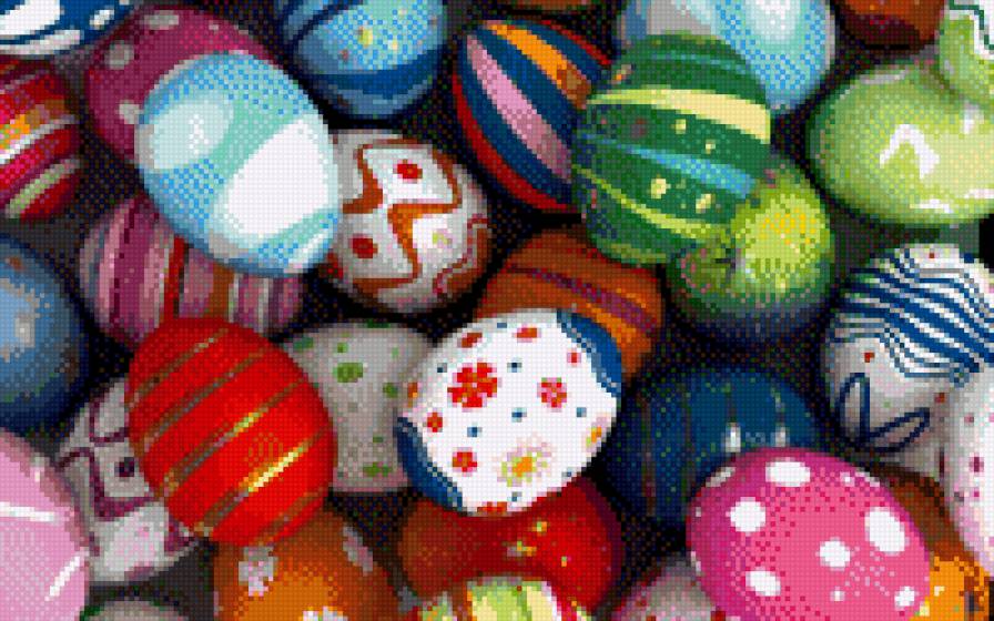 пасха - краски, праздник, пасха, яйца - предпросмотр