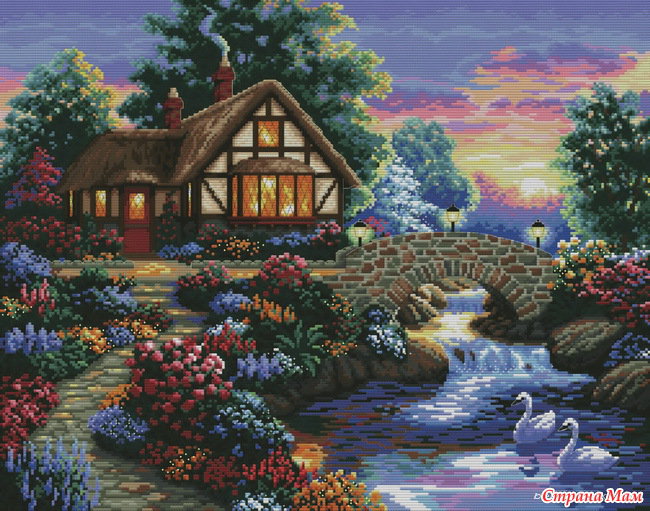 Дом - дом, домик, заводь лебедей - оригинал