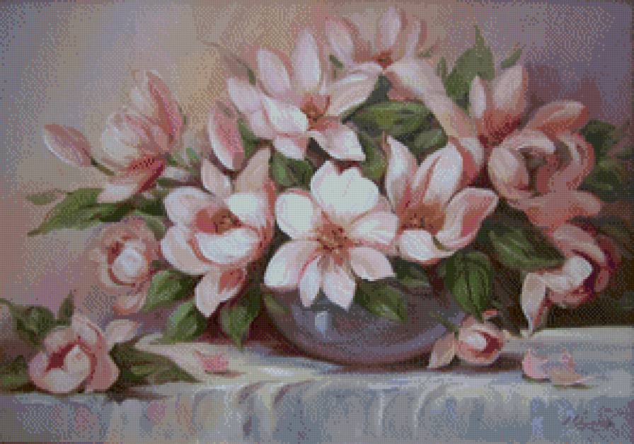 нежные цветы - букет, цветы - предпросмотр