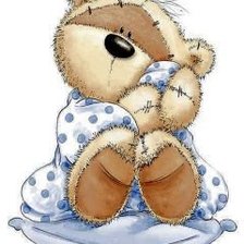 Схема вышивки «мишка»