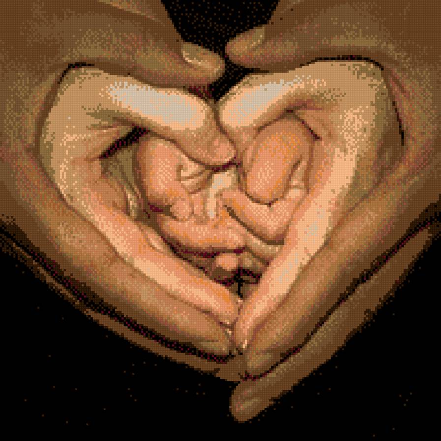 сердце руками - руки, семья, сердце - предпросмотр