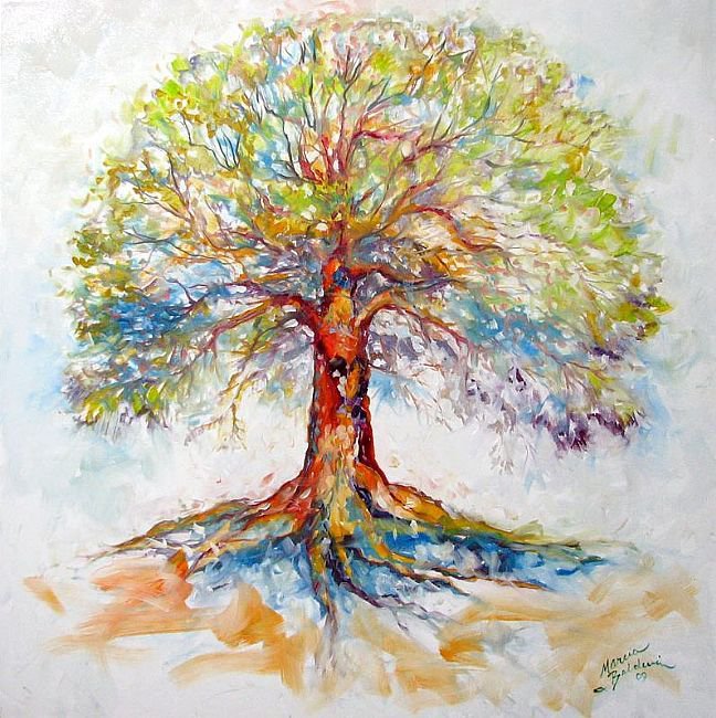 дерево жизни - разное, живопись, искусство, картина - оригинал