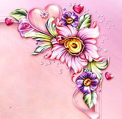 подушка с сердцем и цветком - сердце, валентинка, нежность, роза, цветок, подушка - оригинал
