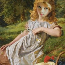 Схема вышивки «Девочка»