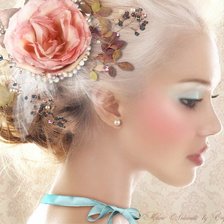 Схема вышивки «девушка»