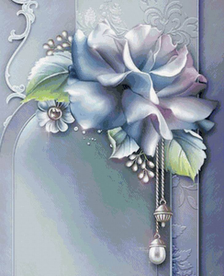 подушка с розой - роза, нежность, подушка, цветок - предпросмотр