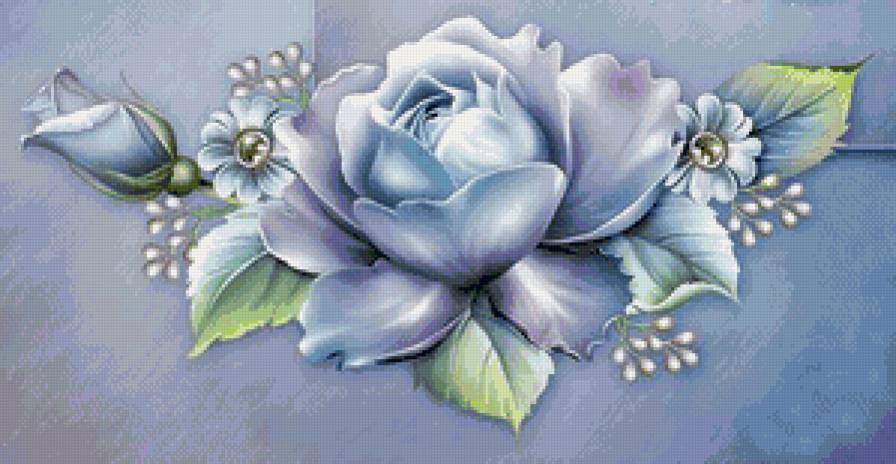 панно с розой - цветок, панно, нежность, подушка, роза - предпросмотр