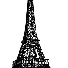 Оригинал схемы вышивки «Ейфелева вежа» (№958302)