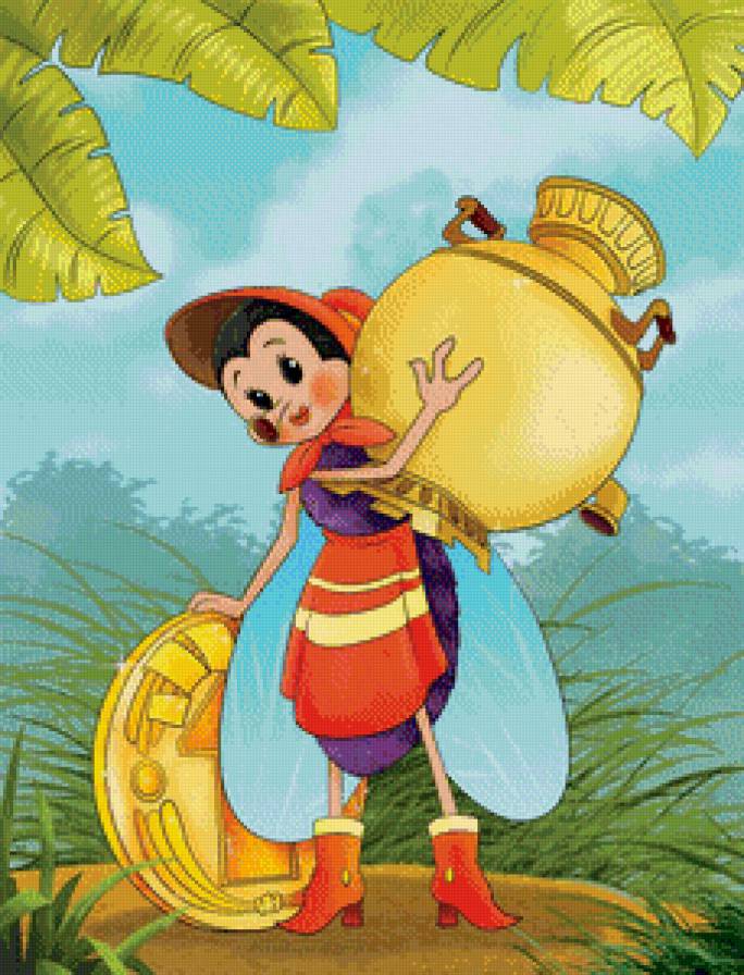 Муха - цокотуха - сказки, муха - предпросмотр