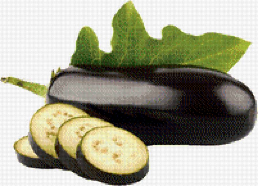 Серия Овощи - баклажан, овощи - предпросмотр