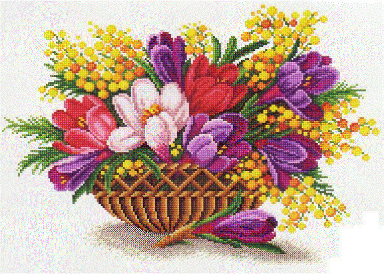 крокусы - цветы - оригинал