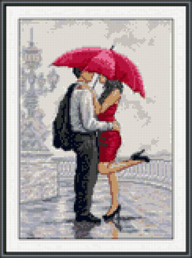 Двое под зонтом - предпросмотр