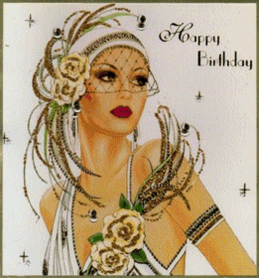 dama charleston amarillo - personas - предпросмотр