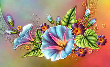 панно с барвинком - бабочки, барвинок, панно, подушка, цветы, панель - оригинал
