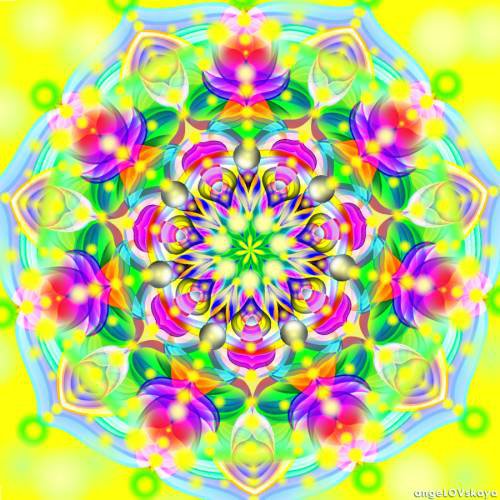 дыхание нежности,пульсация душевного тепла - мандалы - оригинал