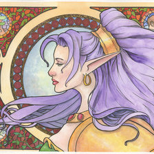 Схема вышивки «фэнтези»