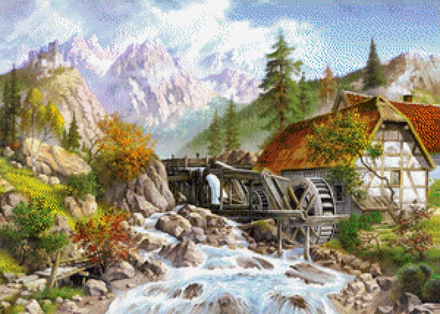 старая мельница - предпросмотр