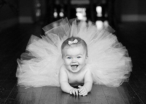 Маленькая балерина - балерина, малыш, девочка - оригинал