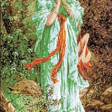 Схема вышивки «пришла весна»