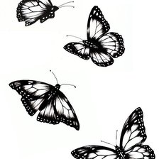 Оригинал схемы вышивки «Бабочки» (№962300)