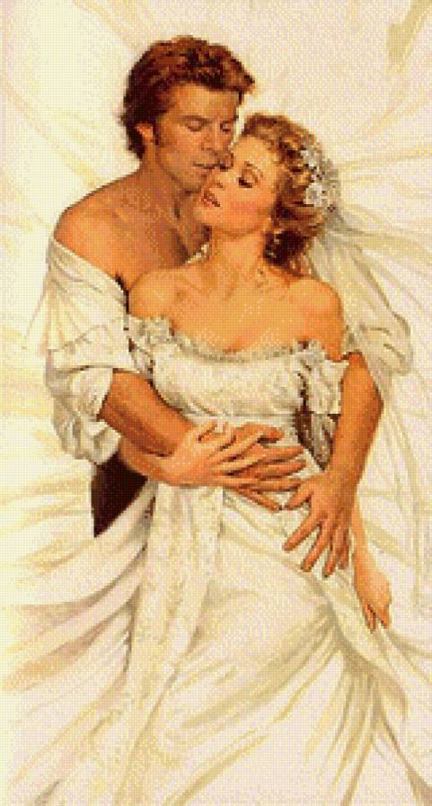 Серия "Двое" - девушка, свадьба, парень, любовь, чувства, поцелуй - предпросмотр