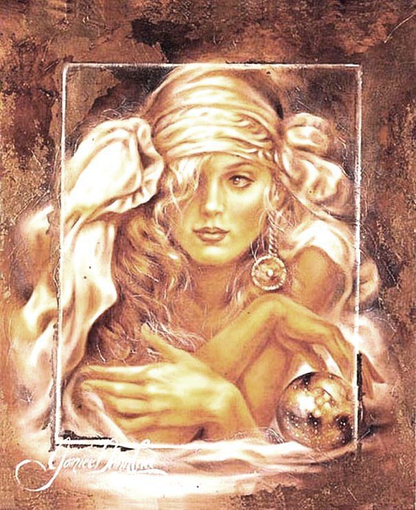 Гадалка - девушка, магия - оригинал