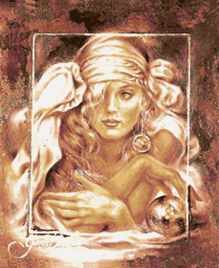 Гадалка - магия, девушка - предпросмотр