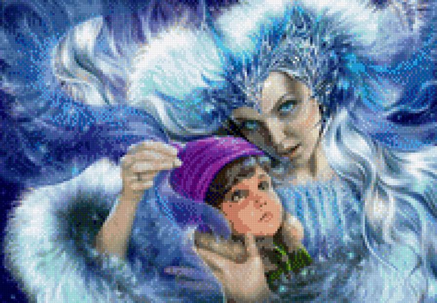 снежная королева и кай - сказка, картина - предпросмотр