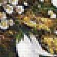 Предпросмотр схемы вышивки «полевые цветы на подоконнике» (№963942)