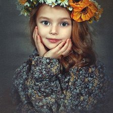 Схема вышивки «девочка»