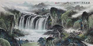 №964599 - живопись, пейзаж, китай - оригинал