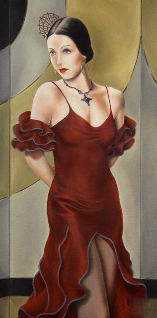 серия ,,женщины" - женщина.испанка - оригинал