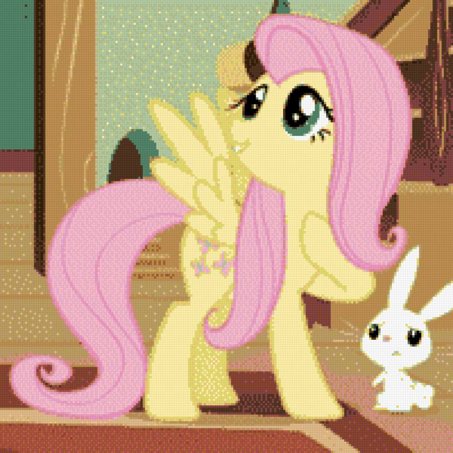 Fluttershy - my little pony - предпросмотр