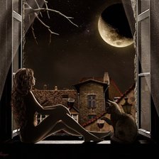 Схема вышивки «полуночницы»