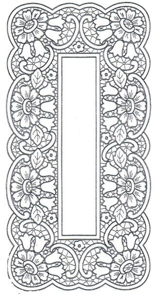 Скатерть - монохром - оригинал