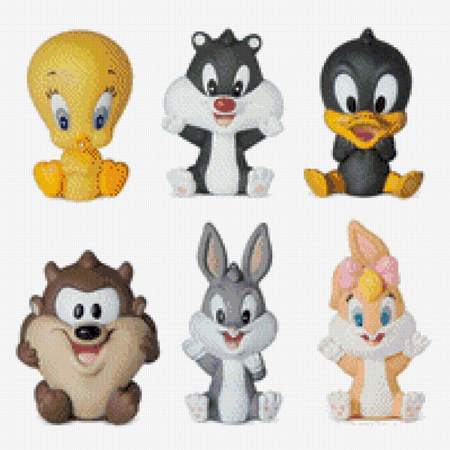 bonecos looney toones 1 - infantil - предпросмотр