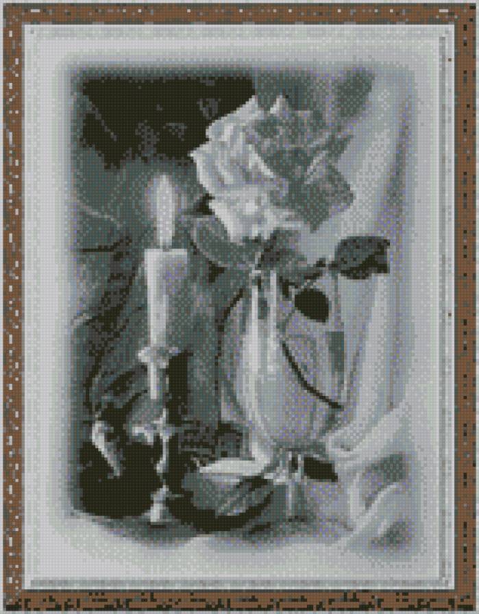 натюрморт со свечей 1 - предпросмотр