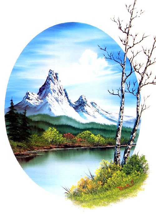 горный пейзаж - природа, зелень, лето, деревья, горы, краски, пейзаж, красота - оригинал