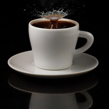 Схема вышивки «кофе»