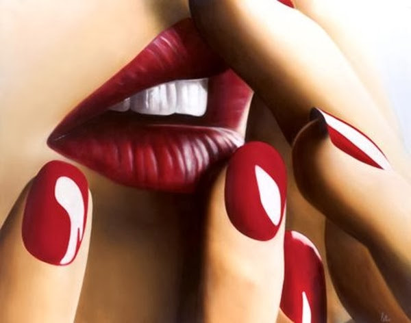 просто красиво - губы, женщина, маникюр - оригинал