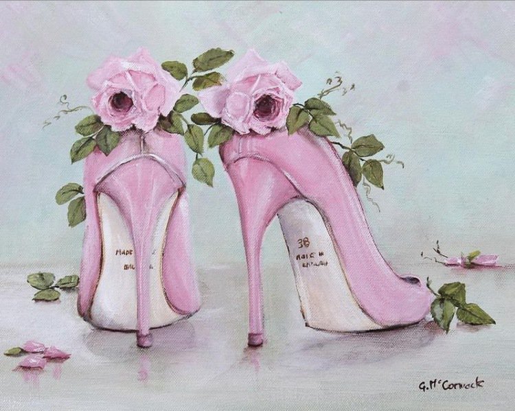 серия "розы" - цветы.розы.туфли.обувь - оригинал