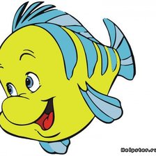 Схема вышивки «рыбка»