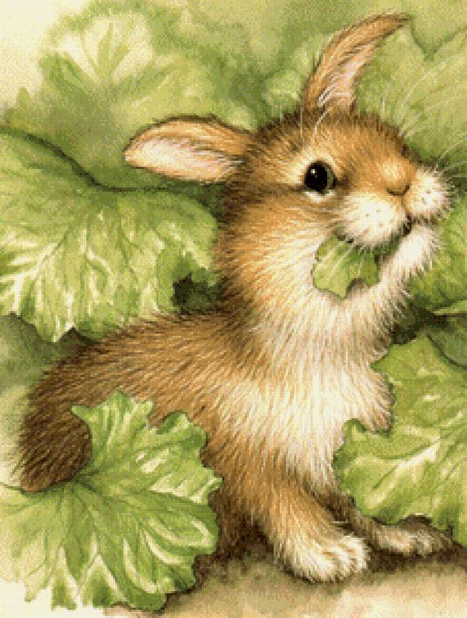 Серия "Мультяшки" - зайка, травка, лето, заинька - предпросмотр