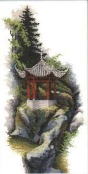 японский стиль - лес, пейзаж - оригинал